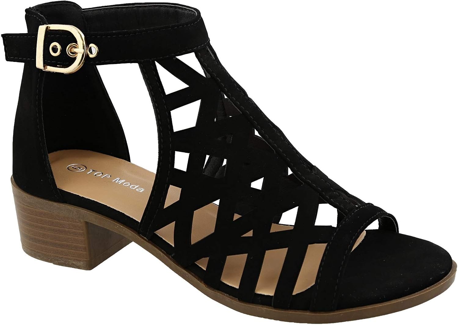 low gladiator sandals