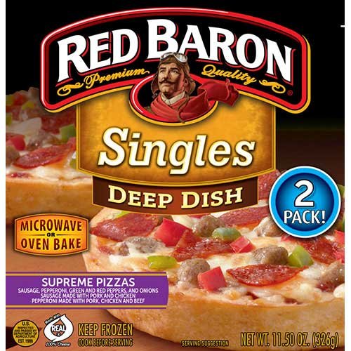 Red Baron Deep Dish Supreme Pizza - Image 2