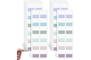 Sticky Tabs, 360 Pcs Sticky Notes Tabs, Index Tabs, 6 Colors Sticky Notes Writable Annotation Tabs for Book Tabs, File Classi