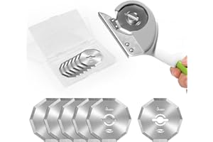 6PCS Replacement Rotary Blades for Electric Scissors,New Upgrade Rotary Cutter Blades,Compatible with Worx ZipSnip Cordless S