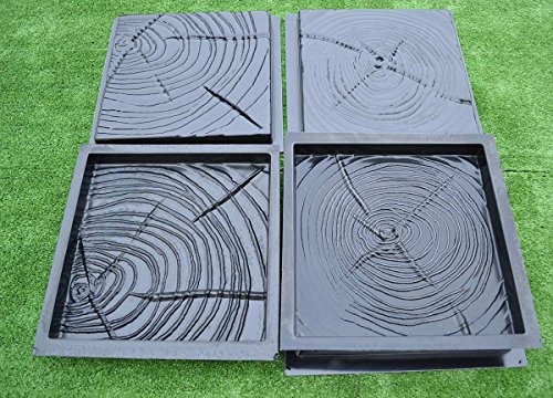 SET 5 pcs PLASTIC MOLDS CONCRETE PAVING SLABS STONE PATIO #S17
