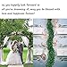 NAYARD Ivy Garland Artificial Greenery Garland 12 Strands 82 Feet Fake Ivy Vines Silk Leaves Garlands Decorations for Wedding Party Garden Water Pipe Fence Outdoor Indoor Wall (Ivy Garland)
