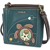 CHALA Merry Messenger RFID Protected Women Faux Leather Shoulder Purse with Adjustable Crossbody Strap | RFID Protected, Faux Leather