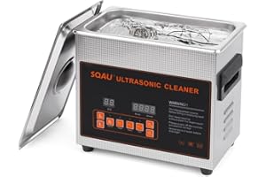 SQAU 3L Ultrasonic Cleaners with Heater and Timer,Professional Ultrasonic Cleaner Machine Total 270w,Digital Ultrasonic Cleaner for Jewelry,Gold,Silver,Watch,Diamond