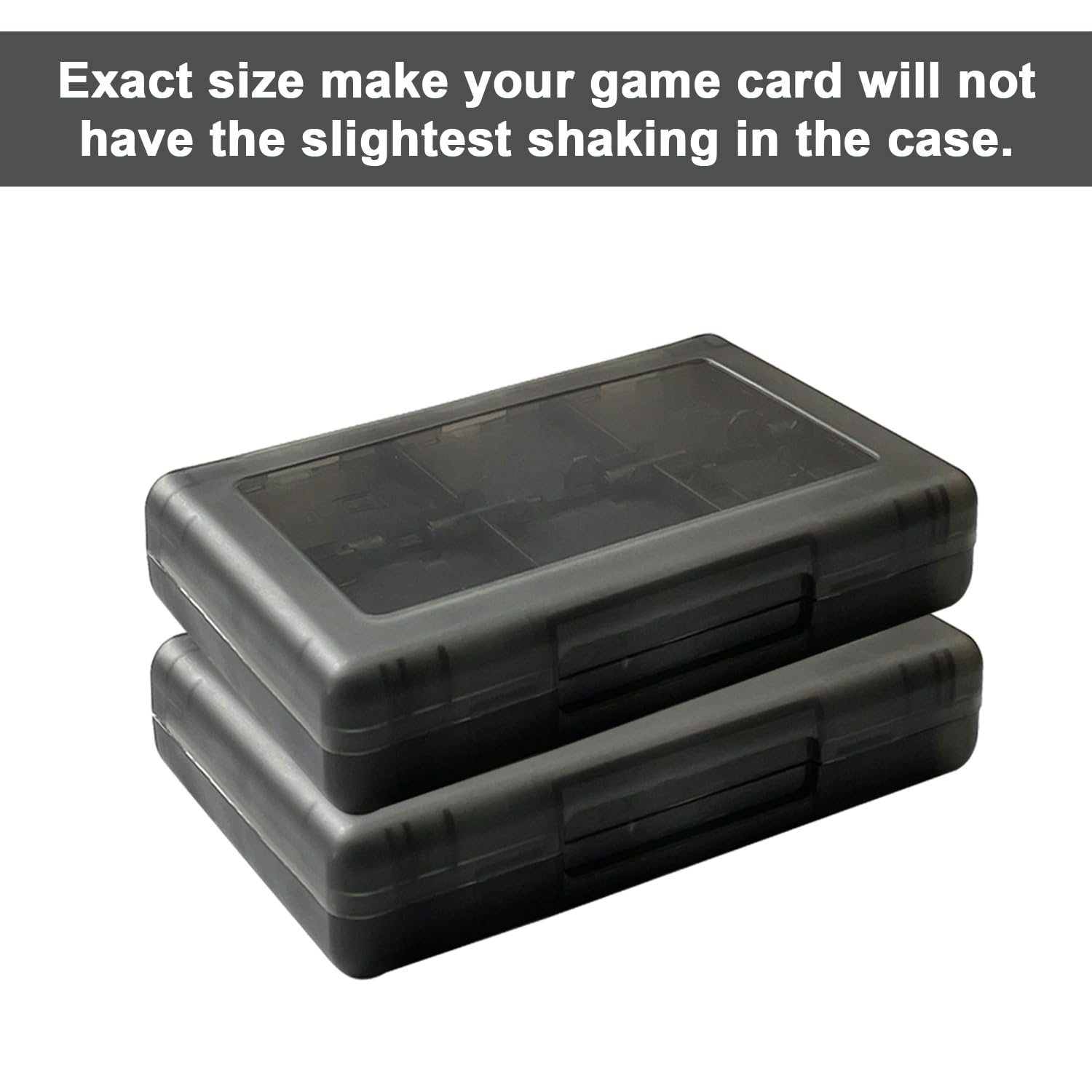 Sanviatime 2Pcs Game Case Holder 28 in 1 Memory Card Case 3DS Cartridge Box Playing Card Box Storage Organizer for Nintendo 3DS Video Games