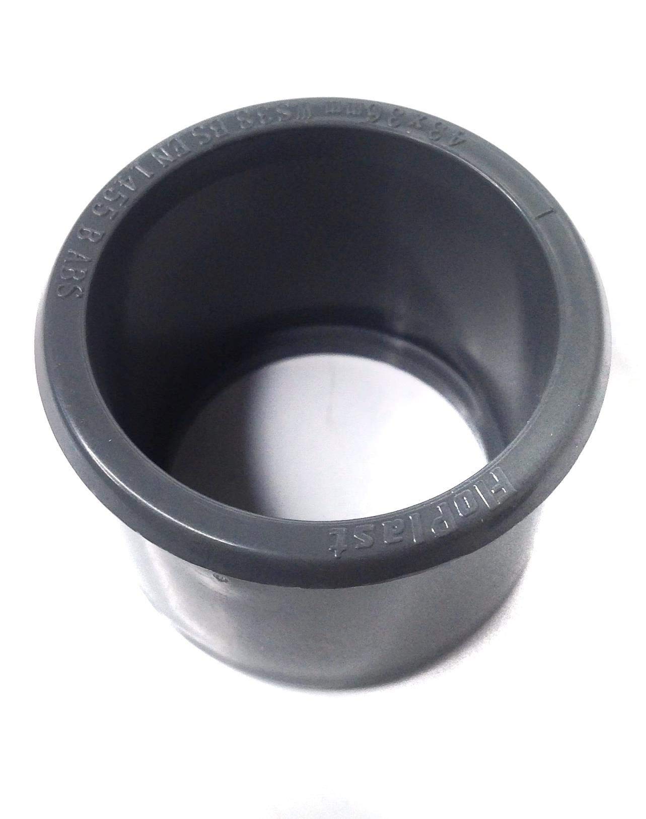 Solvent Weld Grey 50mm (56mm) x 32mm (36mm) Waste Pipe Fitting Reducer - Pack of 2