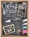 Versatile Magnetic Refrigerator Chalkboard Dry Erase CHORE / RESPONSIBILITY /ACTIVITY /REWARD STAR /EXERCISE /DIET 12