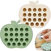 PandaEar 2 Pack Silicone Baby Food Freezer Tray, Silicone Ice Cube Tray, Ice Trays for Freezer, Baby Fruit Food Feeder Tray, 