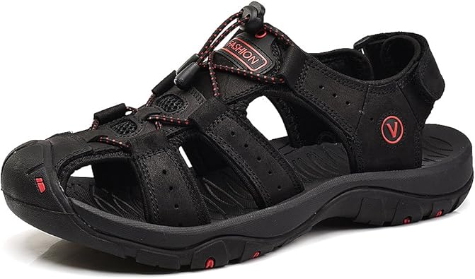mens closed toe sport sandals