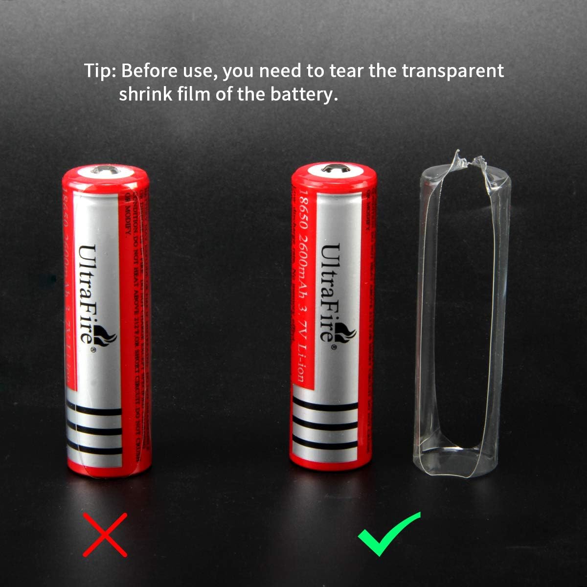 UltraFire UV Flashlight 395-405 nm Led Blacklight with 18650 battery and charger for curing UV glue, Leak Detector, Pet Urine Stain - - 