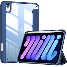 iPad Mini 6 Case/iPad Mini 6th Generation Case with Pencil Holder