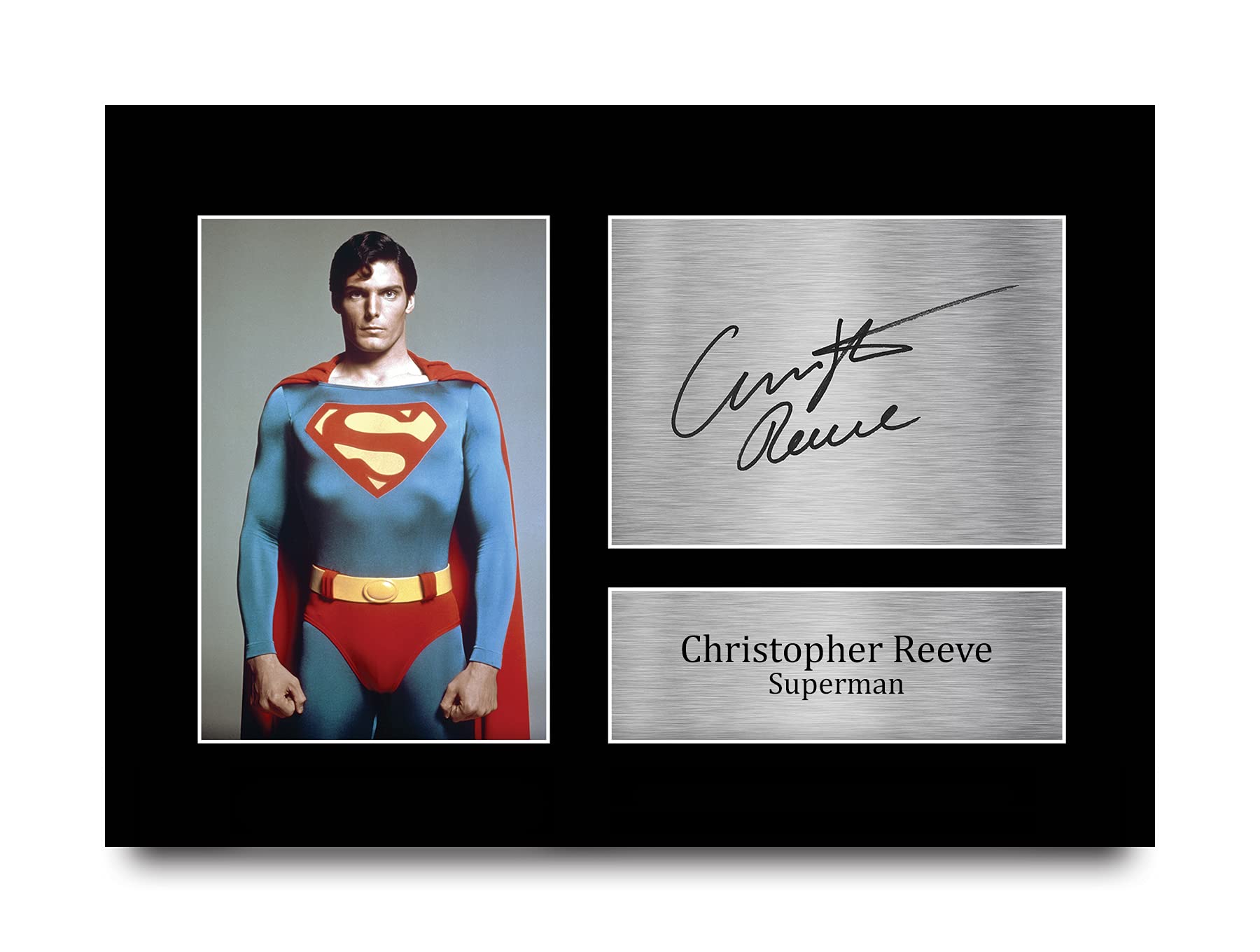 HWC Trading Christopher Reeve Gift Signed A4 Printed Autograph Superman Gifts Print Photo Picture Display โ image 1