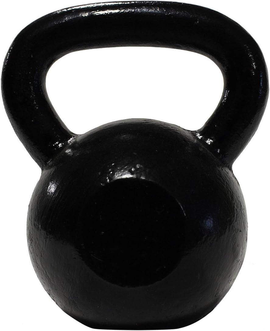 Detroit Weight Co DWC Cast-Iron Kettlebells (50-100lbs) for Functional Training and Crossfit Movements, Uncoated