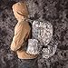 TTLIFE Backpack Large Tactical Outdoor Trekking Rucksacks Military Bag for Hiking Camping Mountain Climbing Combined with 3 MOLLE Bags (ACU)
