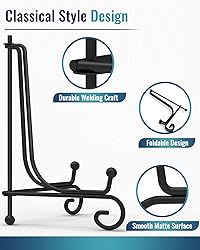 Iron Display Stand 10 Packs, 8 Inches Plate Stand