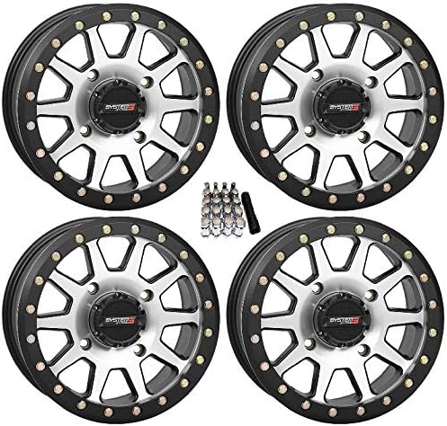System 3 SB-3 Beadlock Machined UTV Wheels 14" Yamaha Viking Wolverine YXZ1000R