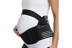 CROSS1946 Maternity Belt,Pregnancy Support,Abdomen Support Belly Band for Reducing Back/Waist Discomfort,Hip discomfort,Fully
