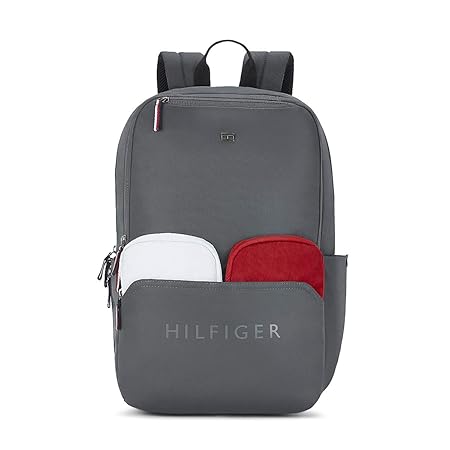 Tommy Hilfiger Grey School Backpack (TH/BIKRL07CLO)