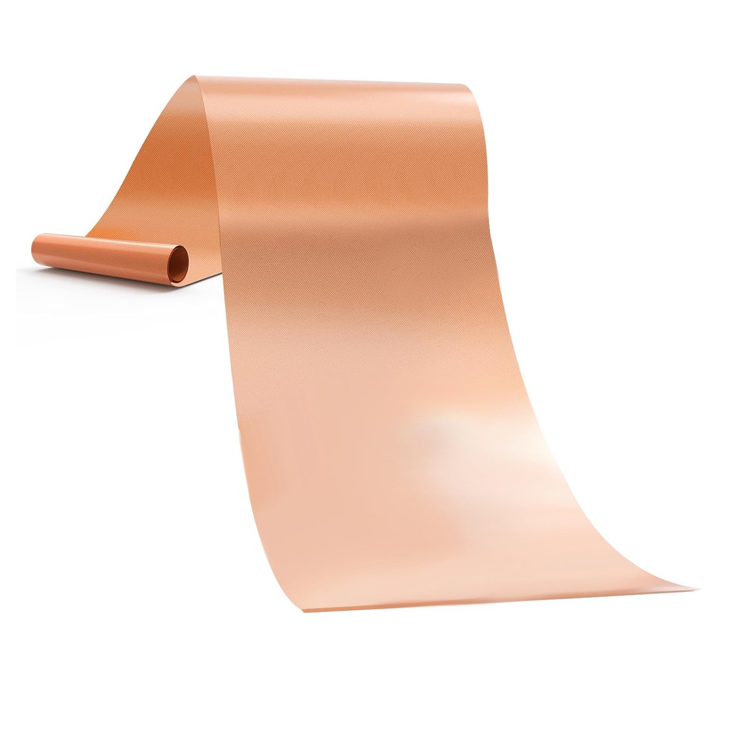 JIVIMOCO 78 Inch Roll Large Copper Oven Liners for Bottom of Oven and PFOA Free, Thick Heavy Duty Non Stick Oven Mats Brown