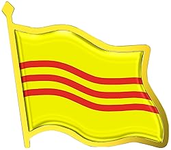 South Vietnam Flag Lapel Pin - Enamel Metal