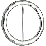 PammyJ Hammered Round Scarf Ring