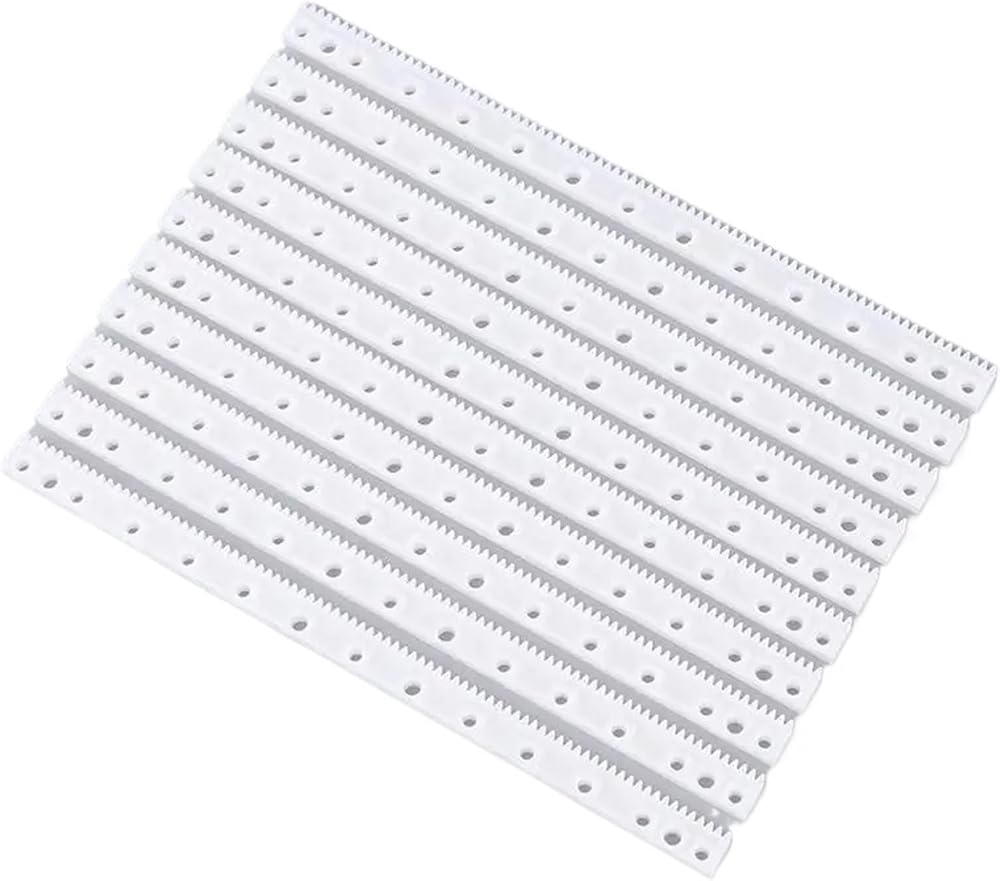 KTKTK 0.5 Module 125mm Plastic Gear Rack 7x4mm 83 Teeth Drive Sprocket