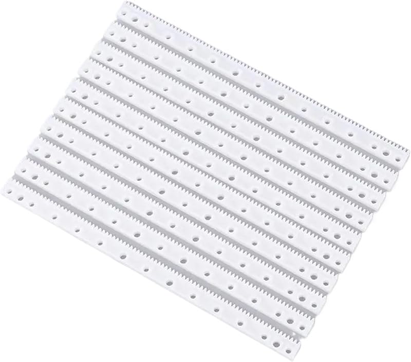 KTKTK 0.5 Module 125mm Plastic Gear Rack 7x4mm 83 Teeth Drive Sprocket