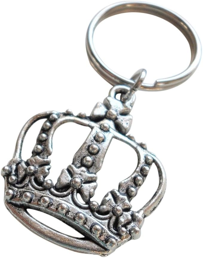 Large Crown Keychain, King, Queen Clothing