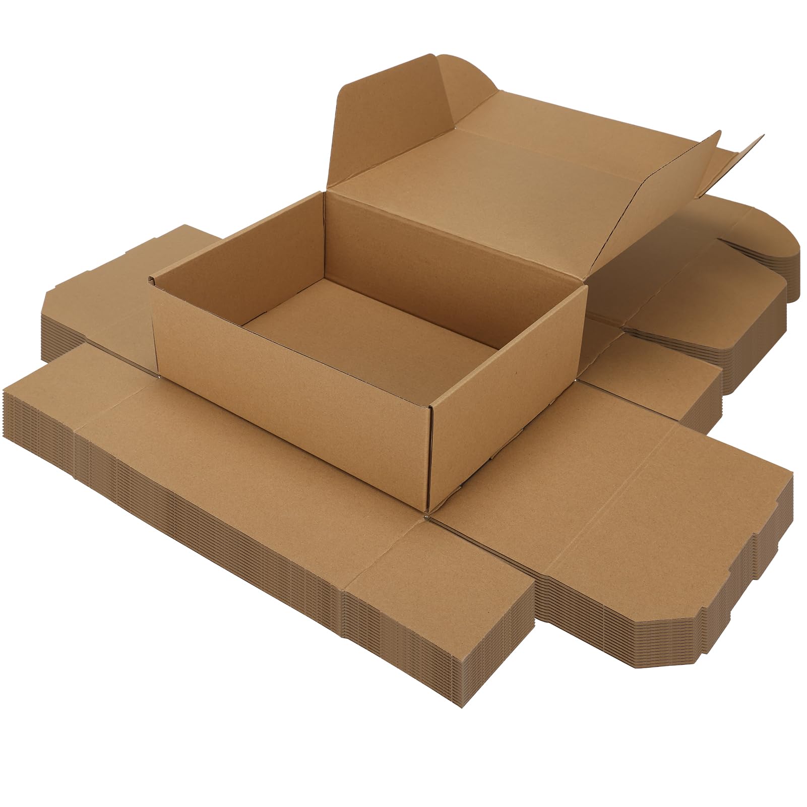 Photo 1 of Serwrsw 12x9x4 inch Shipping Boxes Set of 15 Brown, Inner Size 11.6x8.6x3.6 inch Cardboard Box Mailers for Small Business Packaging Mailing or Gift Wrapping Giving