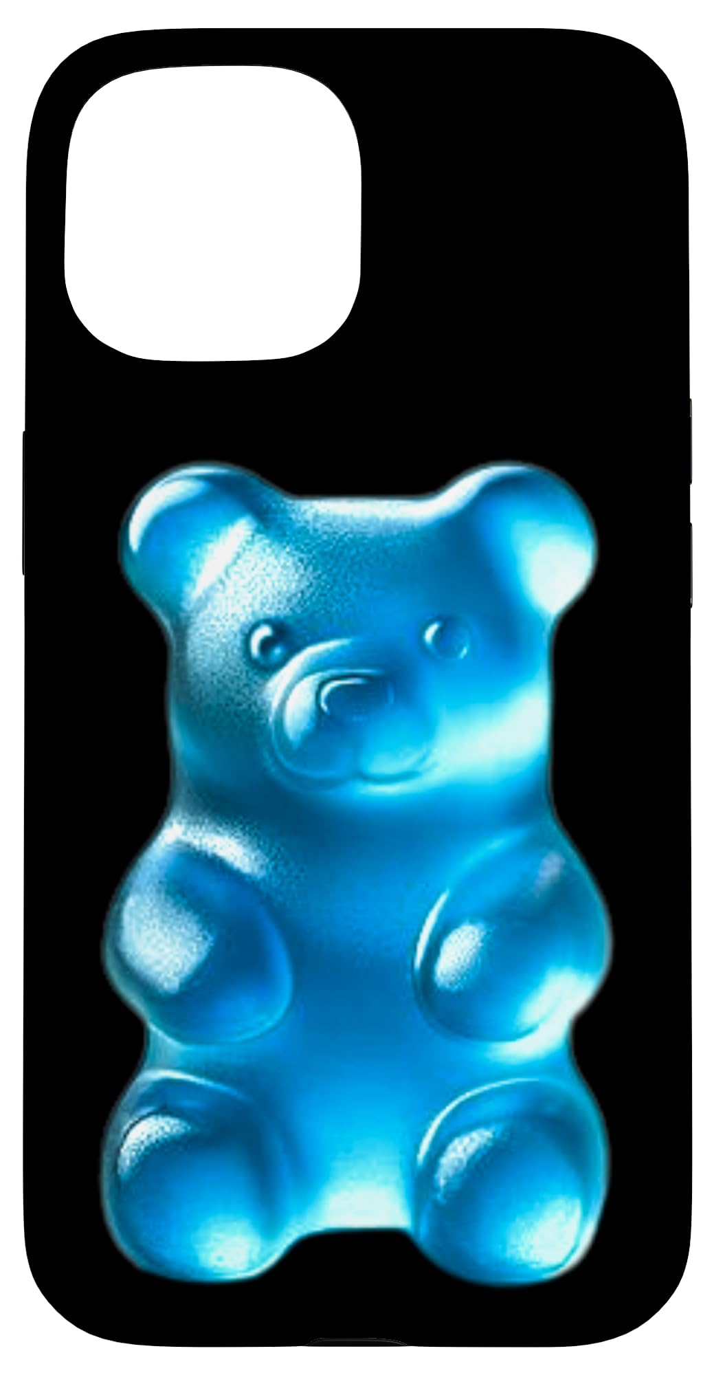Blue Gummy Bear Case for iPhone 15