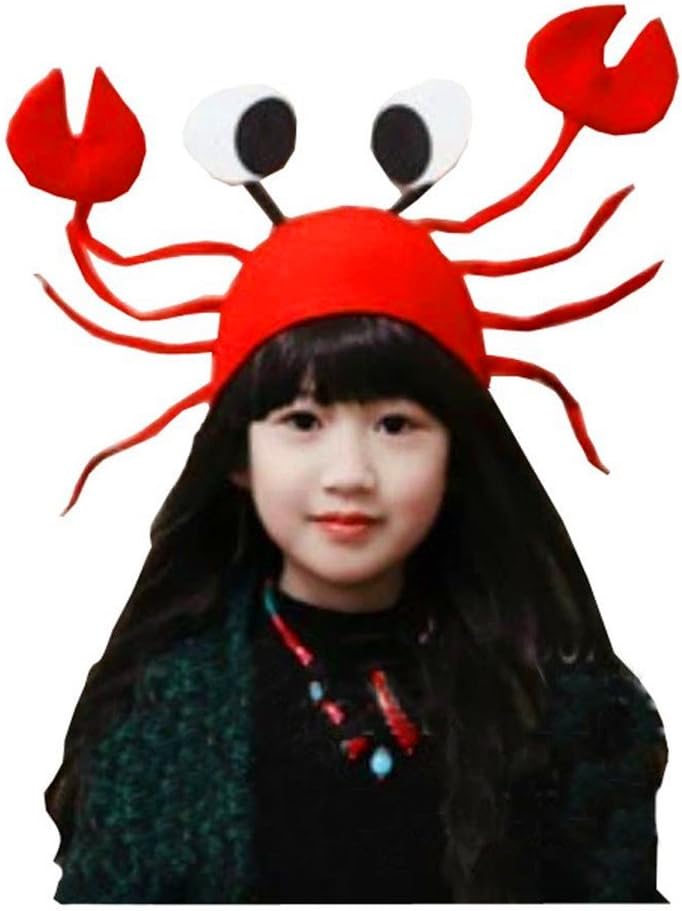 Kangkangk@ Birthday Christmas Fun Cute Upmarket Red Crab Hat/Party Supplies