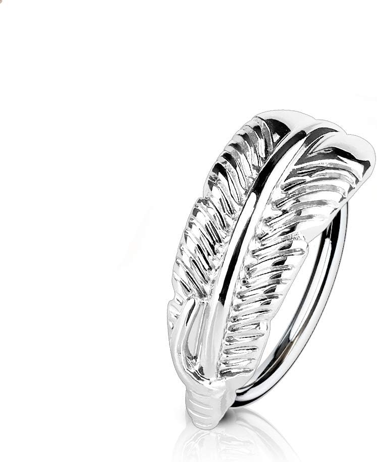 MoBody 20G Nose Ring Crawler Hoops Surgical Steel Unique Cartilage Earrings Hoop