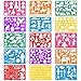 Stencil Drawing Kit w/ Carry Case - Over 300 Shapes - LARGE Drawing Stencils for Kids Art Include Plastic Alphabet Stencils, Geometric Shapes, Animals, and More!