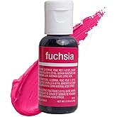 Chefmaster Fuschsia Liqua-Gel® Food Coloring | Vibrant Color | Professional-Grade Dye for Icing, Frosting, Fondant | Baking &