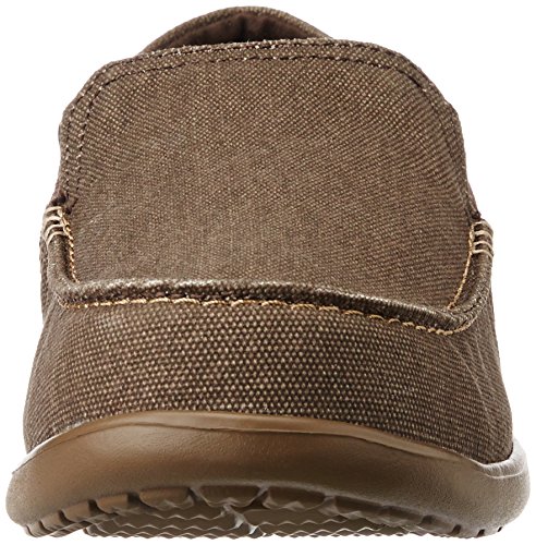 crocs Men's Santa Cruz 2 Luxe Slip-On Loafer, Espresso/Walnut, 9 M US - Thumbnail 4