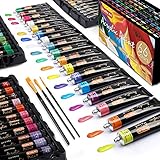 Acrylic Paint Set, Shuttle Art 66 Colors 22ml/Tube