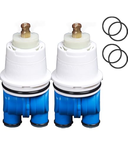 Tearel Shower Handle for Delta H79, Metal Replacement Handle, 4-Pack, Chrome, Direct Replacement for Delta 13 14 1300 1400 Series to Replace Old Crystal Knob, Sturdy and Solid Construction