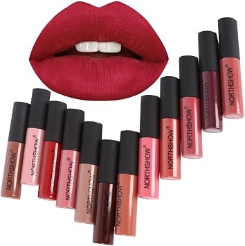 Bobora 12 Couleurs Longue Duree Rouge A Levres Liquide Mat Waterproof Hydratant Brillant A Levres Maquillage