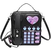 Sister Amy® Retro Dial Telephone Crossbody Shoulder Bag – Vintage-Inspired Design with Movable Microphone