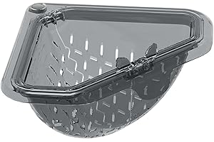 Magnetic Drainage Filter Basket, Sink Drain Basket, Magnetic Corner Drainer, Food Drainer for Sink, Triangular Draining Stora