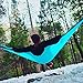 Wise Owl Outfitters Camping Hammock - Portable Hammock Double Hammock Camping up to 500lbs, Accessories for Outdoor, Indoor w/Tree Straps, Double Blue & Grey