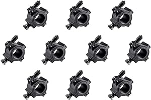Monoprice O-Clamp (10-Pack) ABS Molded Clamp, Fits Truss Diameters of 1in, 1.5in, and 2in - Stage Right Series