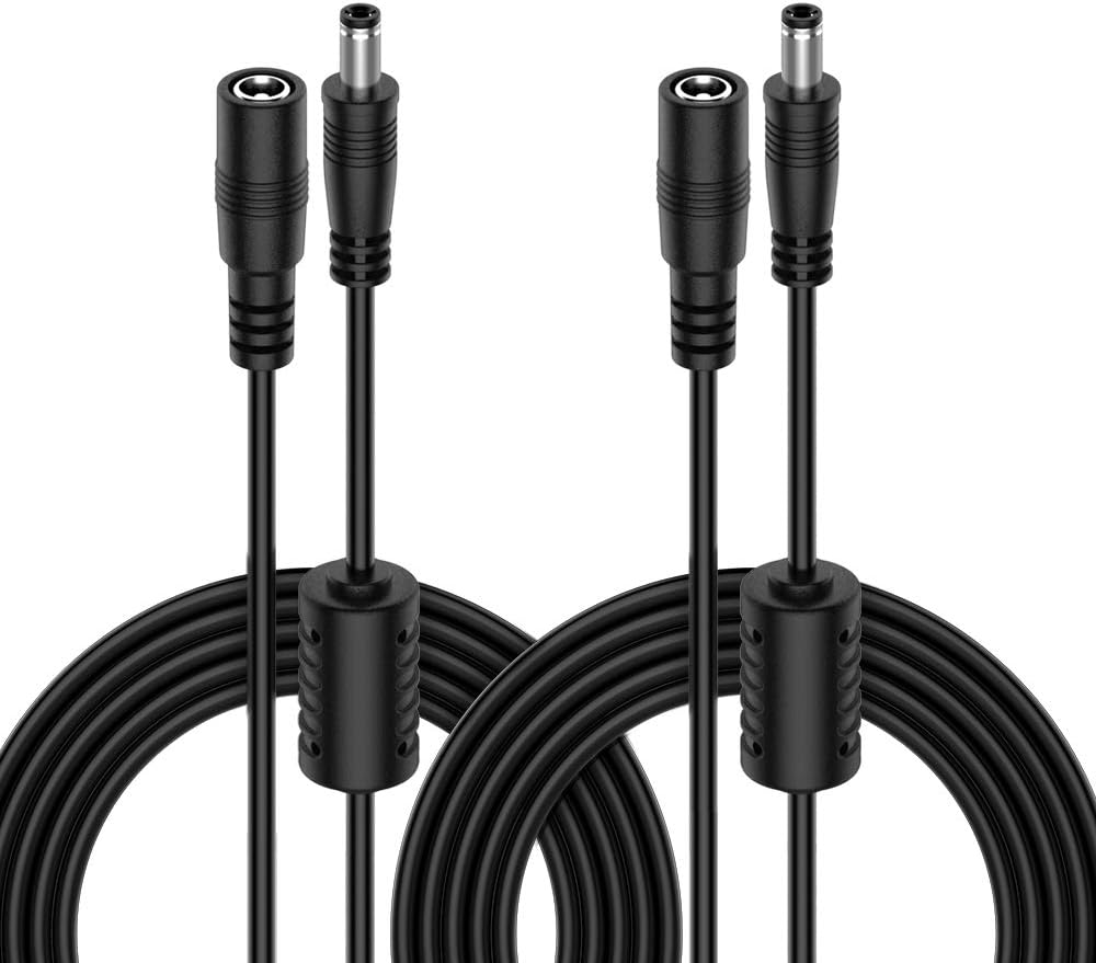 aceyoon DC Extension Cable 2m 6ft 2 Pack 5V 24V DC Amazon.co.uk
