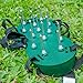 Ohuhu Heavy Duty Lawn Aerator Shoes with 4 Adjustable Straps & Strong Zinc Alloy Buckles, Spiked Sandals for Lawn