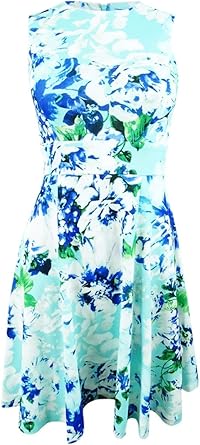 calvin klein blue cocktail dress