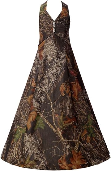camo flower girl dresses