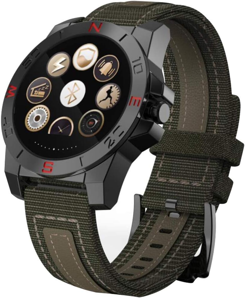 Ejolg IP67 Waterproof Fitness Trackers Smart Watch,with Heart Monitor and Step Counter Pedometer compass,etc,Support Multiple national languages Mens Womens Unisex