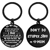 ENGZHI Teen Boys Christmas Stocking Stuffers 2025 for Son, Gag Keychain for Birthday Graduation Fathers Day