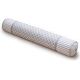 Ailuteie Round Body Pillows for Adults 47in Cylinder Pillows, Skin-Friendly Cover Detachable Bolster Pillows for Sleeping(Grey)