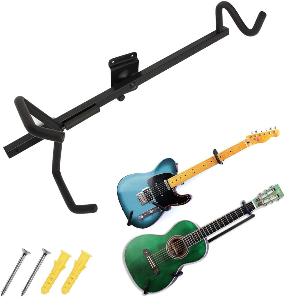 JJ PRIME Horizontal Guitar Wall Hanger Display Bracket Mount